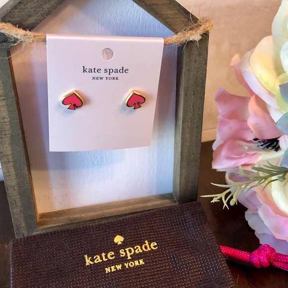 kate spade Jewelry - NWT kate spade Everyday Spade Enamel Studs